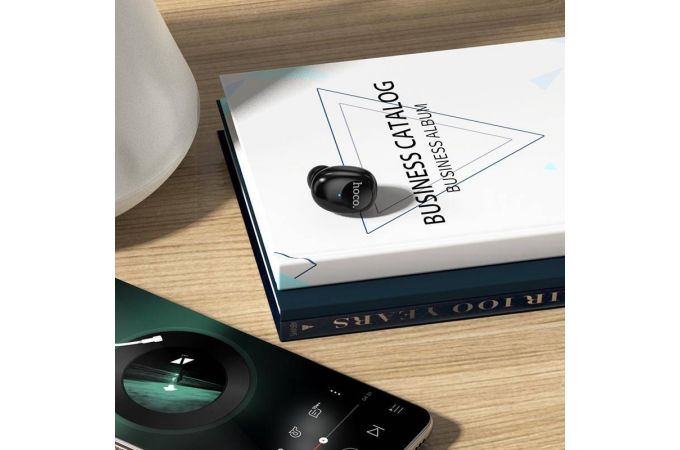 Bluetooth гарнитура HOCO E64 mini (черный)