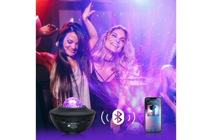 Световая установка+акустика Огонек OG-LDS30 (лазер+LED, Bluetooth,USB)