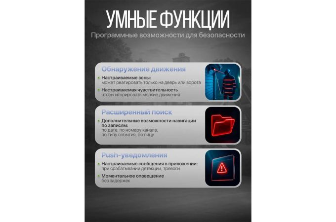 Орбита OT-VNK08 IP Wi-Fi комплект видеонаблюдения (8 камер, 3MP)