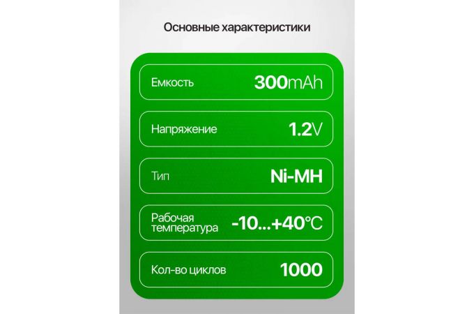 Аккумулятор Орбита AAA R3 PREMIUM (1000mAh,Ni-MH,1.2V) (УПАКОВКА 10шт)