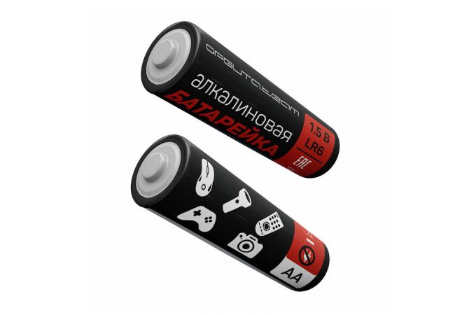 Батарейка алкалиновая ОРБИТА АА LR6 (200ч, алкалин, 1.5В) (УПАКОВКА 40шт)