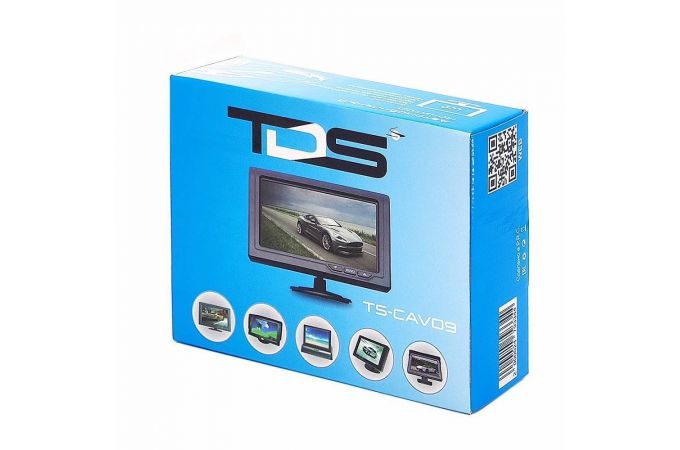 Монитор авто TDS TS-CAV09 (4.3&quot;, 12B, 2 канала)