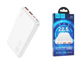 Универсальный дополнительный аккумулятор Power Bank HOCO J101 Astute PD22.5W (10000 mAh) (белый)