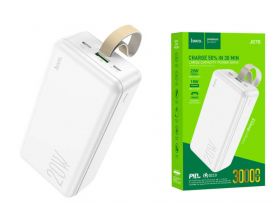 Универсальный дополнительный аккумулятор Power Bank HOCO J87B PD20W+QC3.0 (30000 mAh) (белый)