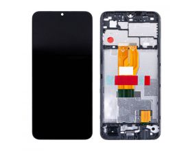 Дисплей для Realme C30 (RMX3581)/ Narzo 50i Prime (RMX3506) в сборе с тачскрином + рамка (черный) org