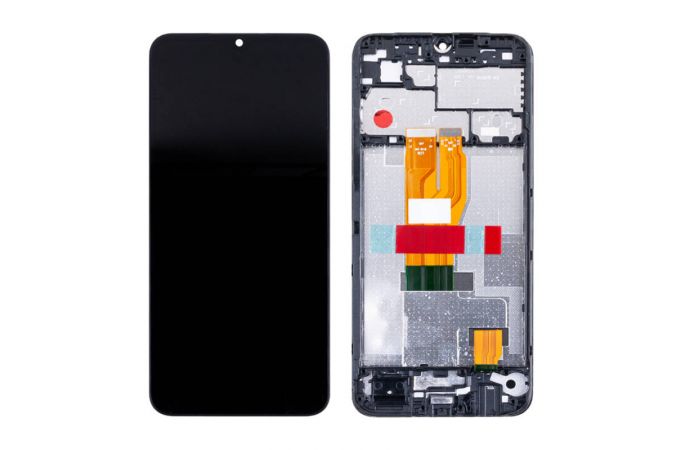 Дисплей для Realme C30 (RMX3581)/ Narzo 50i Prime (RMX3506) в сборе с тачскрином + рамка (черный) org
