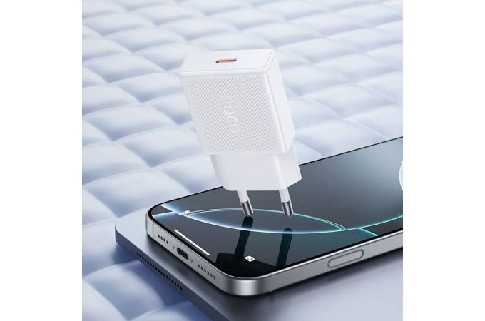Сетевое зарядное устройство СЗУ USB-C HOCO N74 25W (Белый)