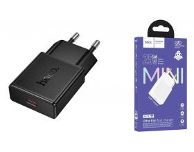 Сетевое зарядное устройство СЗУ USB-C HOCO N74 25W (Черный)