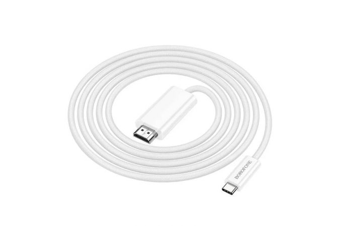 Кабель Type-C USB - HDTV HD BOROFONE DH10 1.8м (Белый)