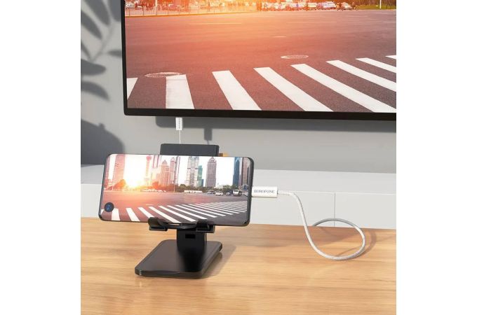 Кабель Type-C USB - HDTV HD BOROFONE DH10 1.8м (Белый)