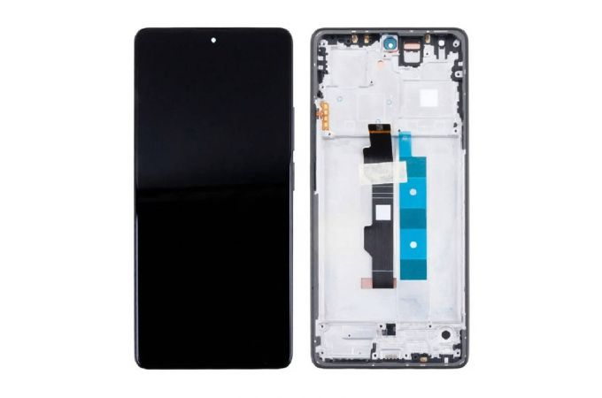 Дисплей для Xiaomi Redmi Note 13 Pro 4G (23117RA68G)/ Poco M6 Pro 4G (2312FPCA6G) в сборе с тачскрином (черный) OLED