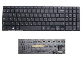 Клавиатура для ноутбука Samsung NP370R5E, NP370R5V, NP450R5E, NP450R5V, NP470R5E, NP510R5E, NP510R5V черная, без рамки