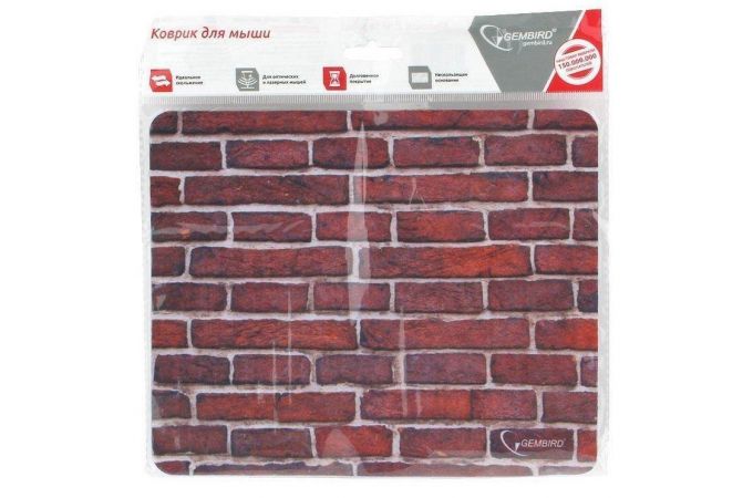 Коврик для мышки Gembird MP-BRICKS ("кирпичи", 220 х 180 х 1 мм)