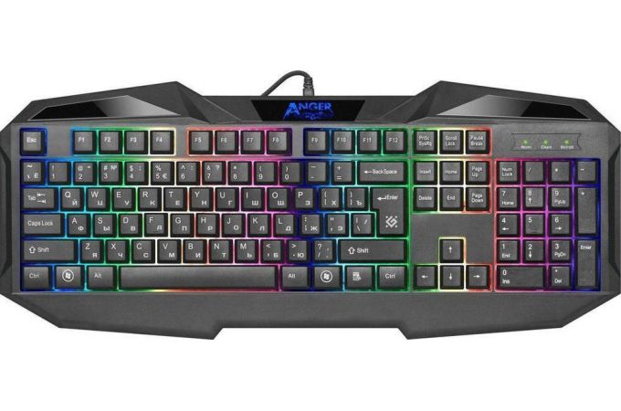 Игровой набор Defender Anger MKP-019 RU (клавиатура+мышка+коврик)