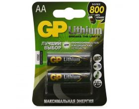 Батарейка алкалиновая GP FR6/2BL Lithium