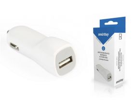 Автомобильное зарядное устройство АЗУ USB 2100 mAh Smartbuy NOVA MKll (SPB-1504) (белый)