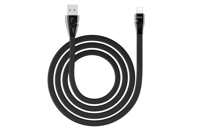 Кабель USB - Lightning HOCO U57, 2,4A (черный) 1,2м