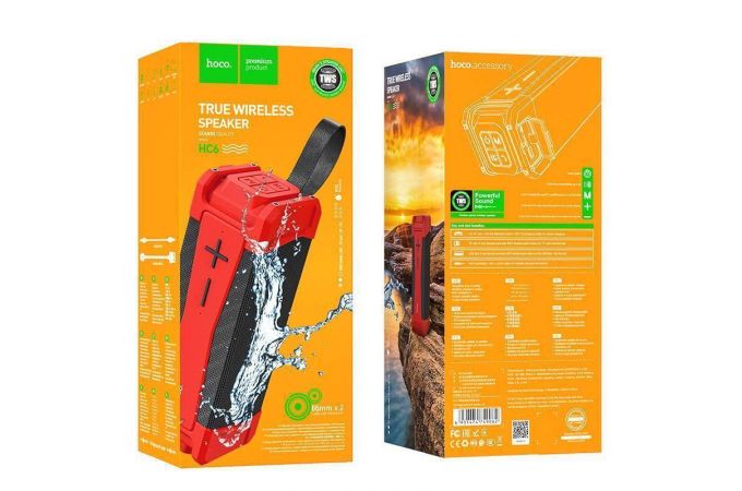 Портативная беспроводная колонка HOCO HC6 Magic sports BT speaker (красный)