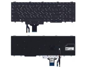 Клавиатура для ноутбука Dell Precision 7530 7730  черная без подсветки