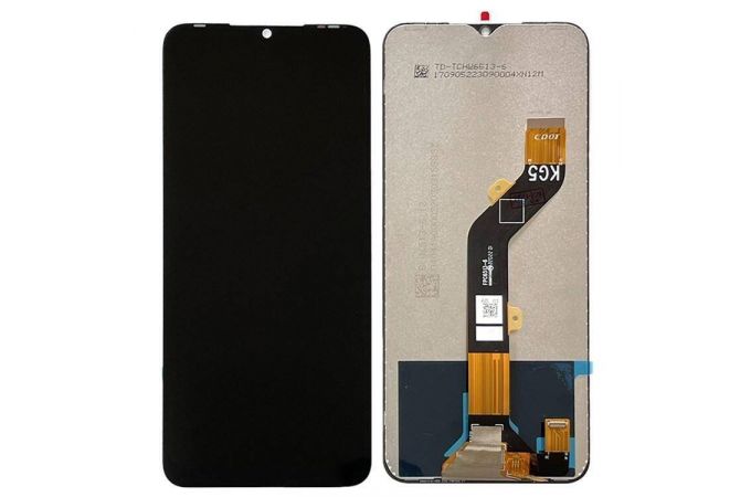 Дисплей для Tecno Spark Go 2022 (KG5M) в сборе с тачскрином (черный)