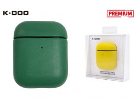 Чехол для наушников K-DOO LUXCRAFT+ AirPods 1/2 (Green)