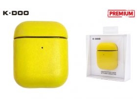 Чехол для наушников K-DOO LUXCRAFT+ AirPods 1/2 (Yellow)