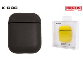 Чехол для наушников K-DOO LUXCRAFT+ AirPods 1/2 (Black)