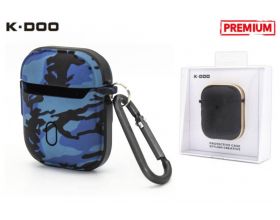 Чехол для наушников K-DOO CRASHGUARD AirPods 1/2 (Camo Blue)