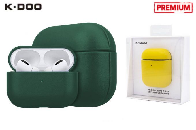 Чехол для наушников K-DOO LUXCRAFT+ AirPods PRO (Green)