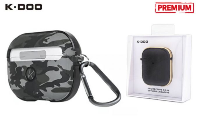 Чехол для наушников K-DOO CRASHGUARD AirPods PRO (Camo Grey)