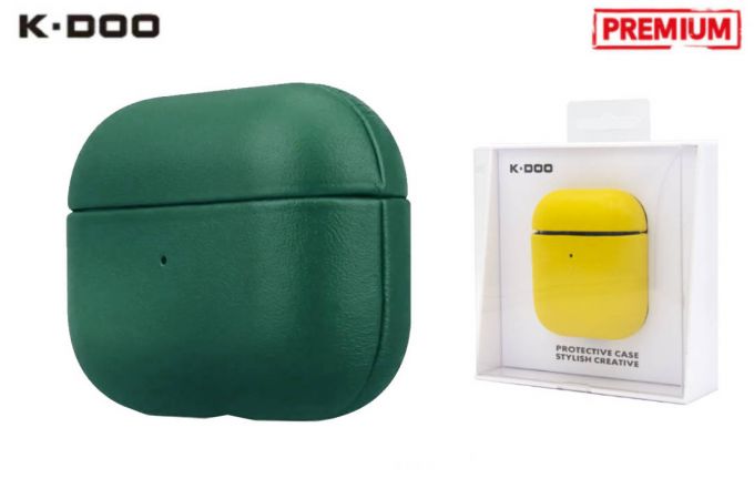 Чехол для наушников K-DOO LUXCRAFT+ AirPods 3 (Green)