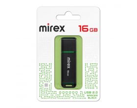 Флешка USB 2.0 Mirex 16 ГБ SPACER BLACK 16GB (ecopack)