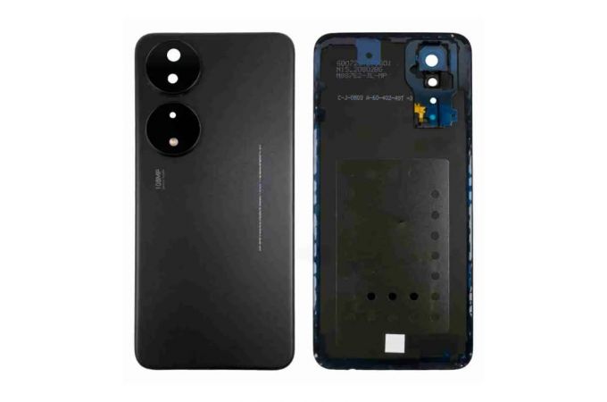 Задняя крышка для Huawei Honor 90 Smart (CLK-NX1/ CLK-NX3) + стекло камеры (черный) HQ