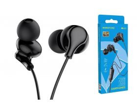 Наушники вакуумные проводные BOROFONE BM59 Collar universal earphones with microphone (черный)