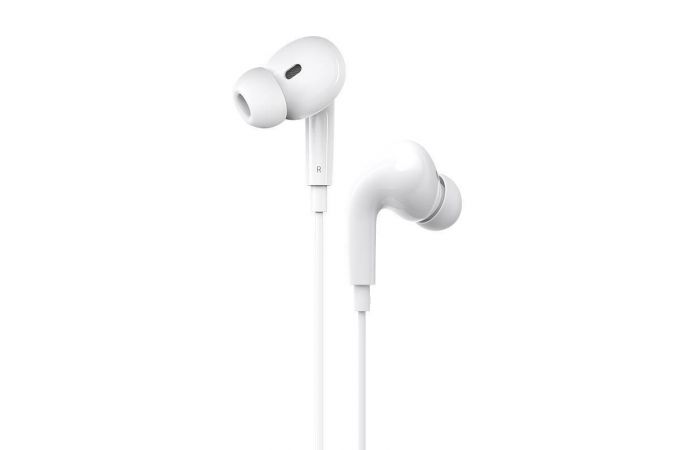 Наушники вакуумные проводные BOROFONE BM30 Pro штекер Lightning (белый)