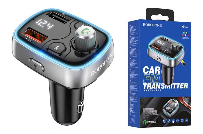 FM-Модулятор BOROFONE BC32 In-car Wireless FM Transmitter