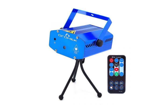 Лазерная световая установка Огонек OG-LDS07 (синий)