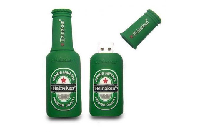 Флешка USB 2.0 Орбита OT-MRF02 32Гб (Бутылка Haineken)