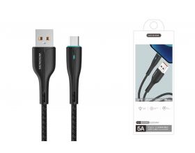 Кабель USB - MicroUSB SENDEM M18 5A (черный) 1м