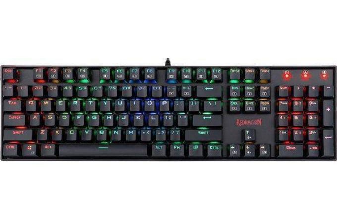 Клавиатура игровая механическая проводная Redragon Mitra RU (черный)