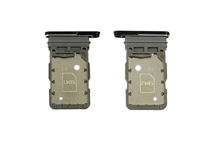 Держатель SIM для Samsung G996B Galaxy S21 Plus (черный)