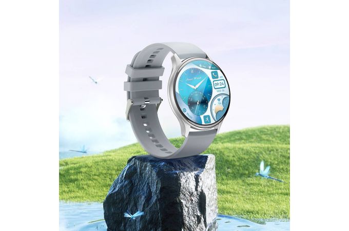 Смарт часы HOCO Y15 AMOLED Smart sports watch (серебристый)