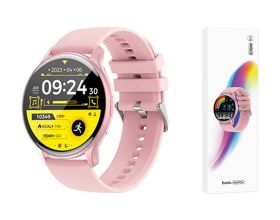 Смарт часы HOCO Y15 AMOLED Smart sports watch (розово-золотистый)