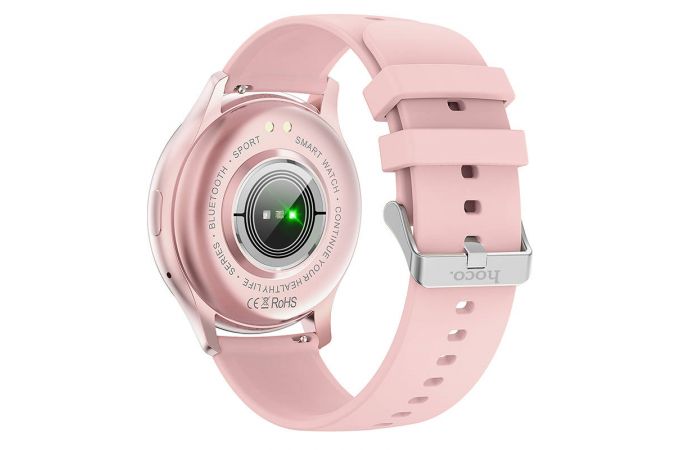 Смарт часы HOCO Y15 AMOLED Smart sports watch (розово-золотистый)