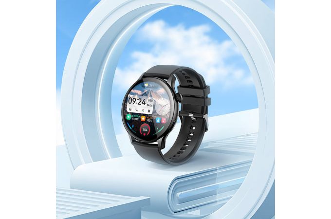 Смарт часы HOCO Y10 Pro AMOLED Smart sports watch (черный)