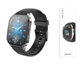 Смарт часы HOCO Y19 AMOLED Smart sports watch (металлический серый)