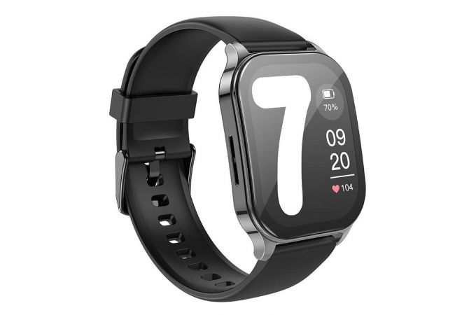 Смарт часы HOCO Y19 AMOLED Smart sports watch (металлический серый)