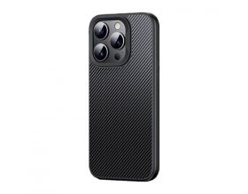 Чехол для iPhone 16 Pro Max NY-111 Carbon armor case Magsafe (Черный)