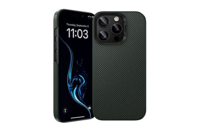 Чехол для iPhone 16 Pro Benks kevlar ArmorTint Phone case C3S (Green)
