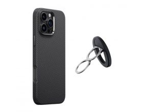 Чехол для телефона PITAKA Phone 16 Pro Max+Ring (Black)